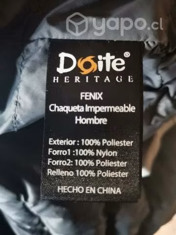 Parka Doite impermeable y sombrero outdoor