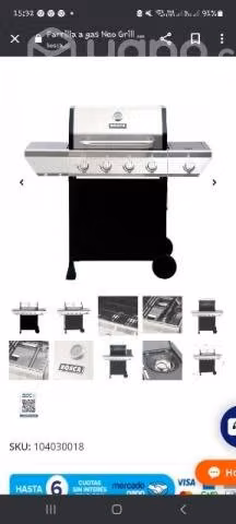 Parrilla a gas