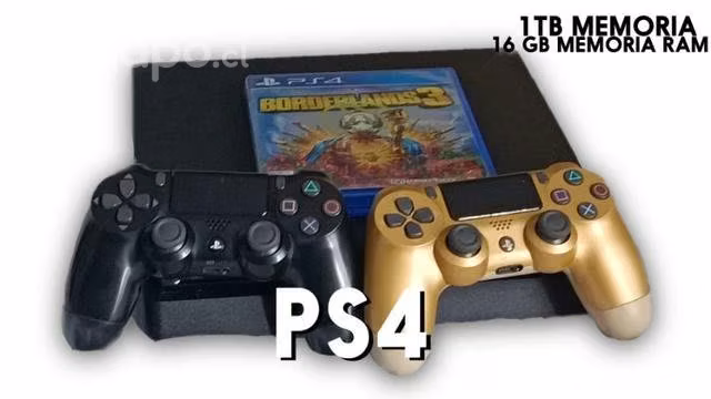 PS4 Slim Borderland 3 y Mando Gold unico dueño