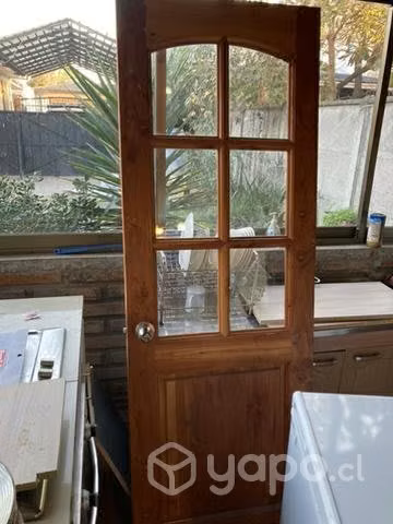 Muebles colgantes y puerta completa mampara