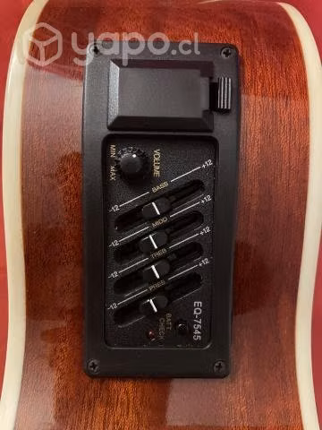 Guitarra electroacustica Santana
