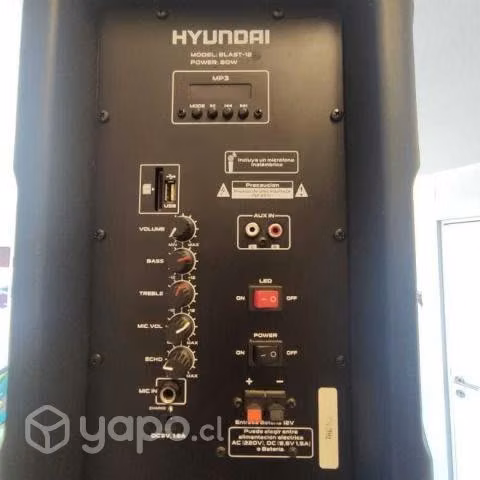 Parlante hyundai blast 12 80 watts