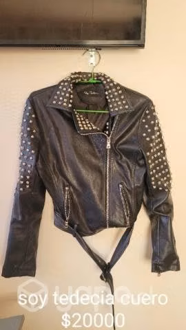 Chaqueta cuero con tachas - Imagen 2