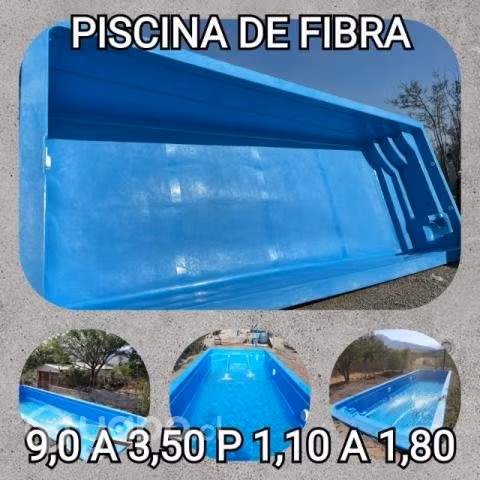 Piscinas de fibra de vidrio