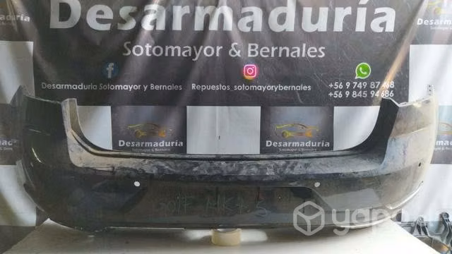 Parachoque trasero golf mk 7.5 1.3