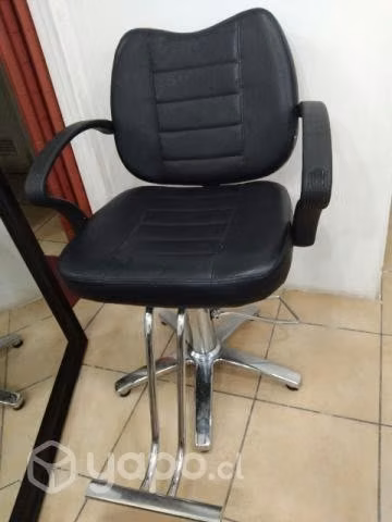 Silla mas espejo peluquería - Imagen 2
