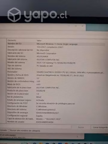 Notebook Asus Gamer Tuf Gaming