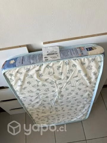 Cuna colecho de madera Kidscool blanca guagua bebe