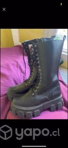 Botines de cuero nacional