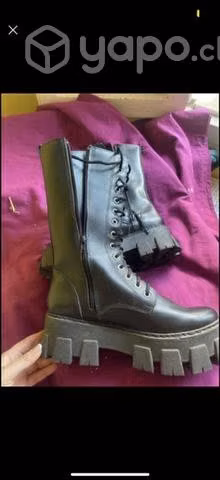 Botines de cuero nacional