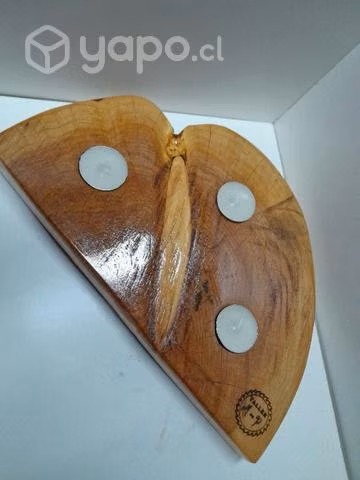 Porta Velas en madera