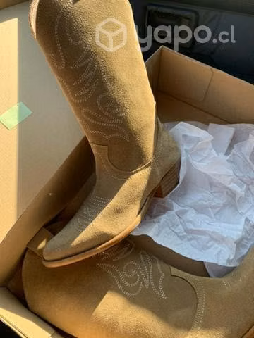 Original bota vaquera hecha España - Imagen 4