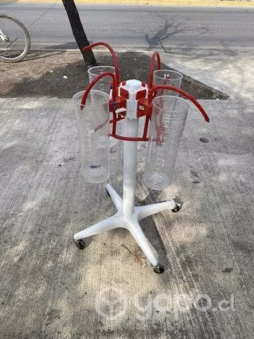 Soporte de recipiente de aspirado