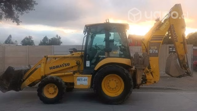 Retroexcavadora komatsu WB 97R año2020 operativa