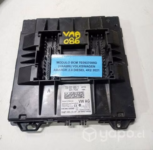 Modulo BCM 7E0937089D (VAA086) Volkswagen Amarok 2