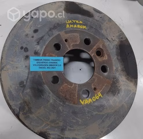Tambor Freno Tras Izq (VAA064) VW Amarok 2.0 2021