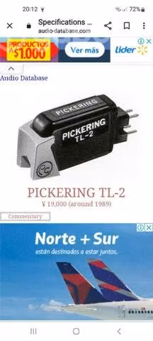 Cápsula PICKERING TL-2