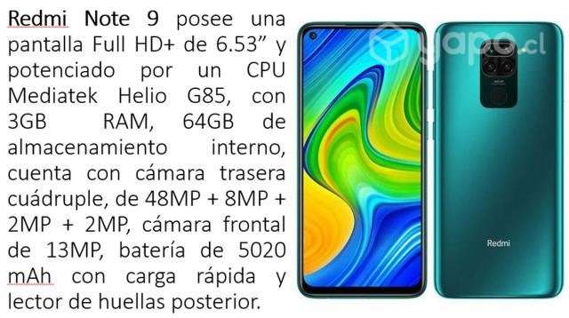 Xiaomi Redmi Note 9 Impeque - Imagen 6