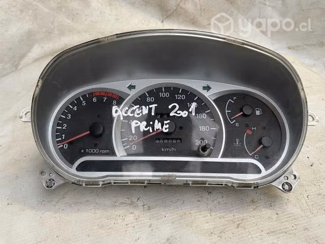Sinóptico Hyundai Accent Prime 2001 mt