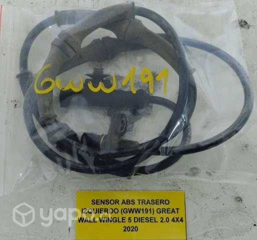 Sensor ABS Trasero Izquierdo (GWW191) Great Wall W