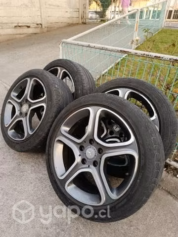 4 llantas Mercedes Benz con Neumáticos 225/45 R17