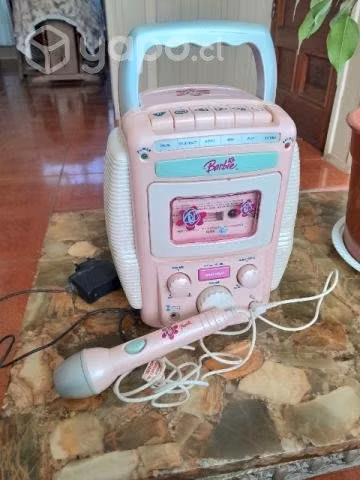 Casetera karaoke vintage barbie funcionando - Imagen 3