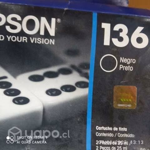 Packs de tintas Epson diversos modelos originales