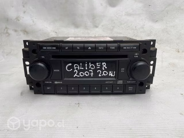 Radio Vehículo Dodge Caliber 2007
