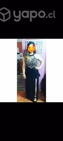 Vestido de gala talla m da para l elasticado
