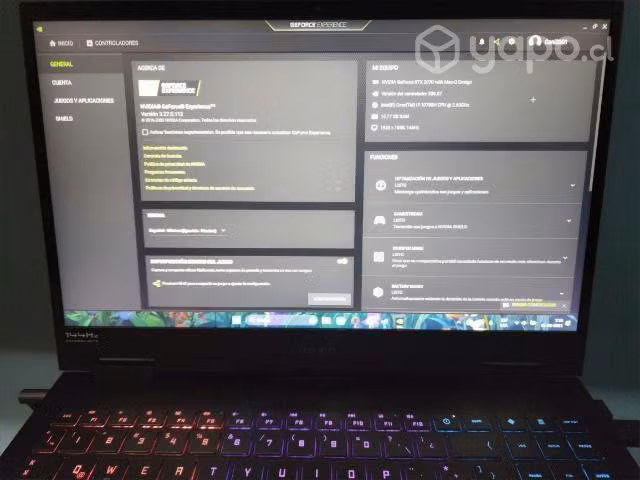 Laptop Omen-15(Precio conversable)