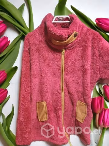 Poleron cuello suede - Imagen 3