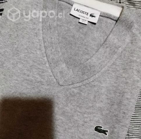 Sweater cuello V Lacoste - Imagen 2