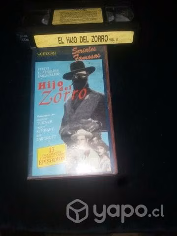 Película El hijo del zorro vhs