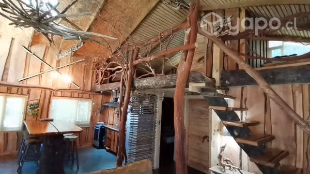 Propiedad con tres cabañas estilo rústico maravill