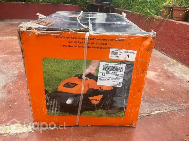 Cortadora de césped sin uso