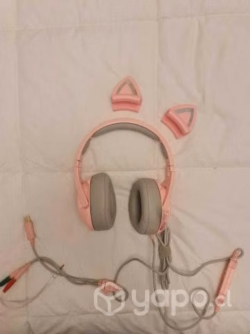 Audifonos Gamer Gato Onikuma K9 Cats Rgb