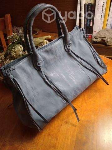 Cartera azul piedra - Imagen 3