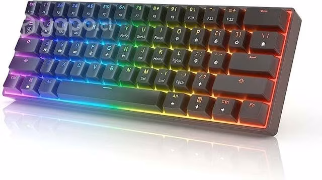 Teclado mecánico HK Gaming GK61 RGB