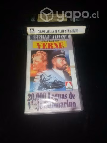 Película Veinte mil leguas de viaje submarino vhs