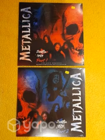 Metallica seattle 1989 2 lp