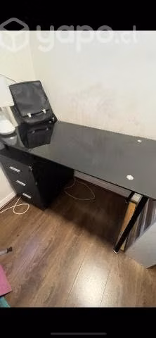 Escritorio cubierta de vidrio - Imagen 4