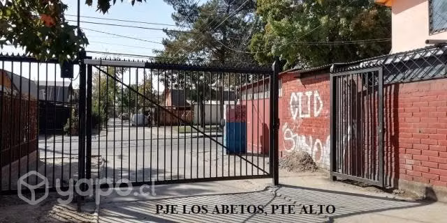 Brazo hidraulico porton pasaje