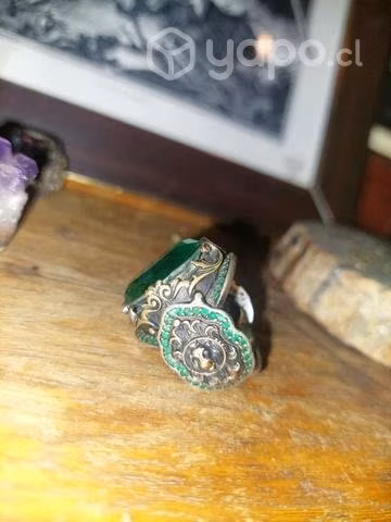 Anillo Turco plata 925 talla 22 - Imagen 2