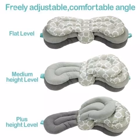 Almohada Cojín 3 Niveles Multiuso Lactancia Bebés