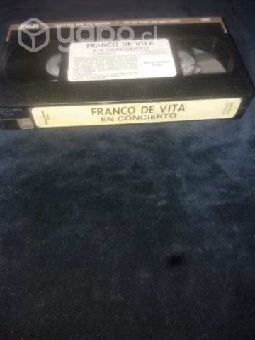 Película Musical Franco de Vita en concierto vhs