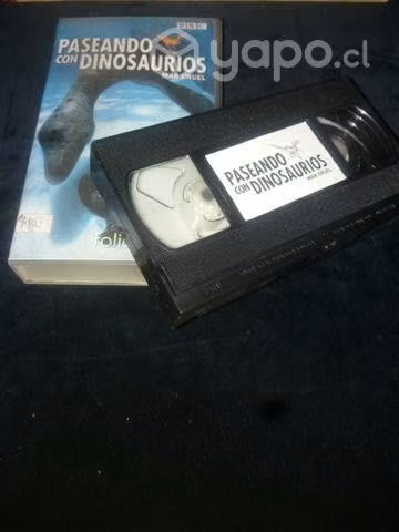 Película Documental Paseando con dinosaurios vhs - Imagen 2