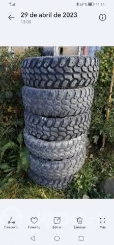 Neumáticos 245/70R17 pantaneros
