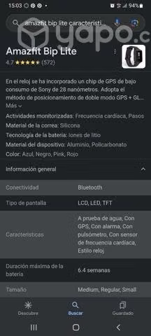 Smartwatch amazfit bib lite - Imagen 4