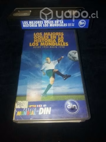 Película Documental Los mejores goles vhs