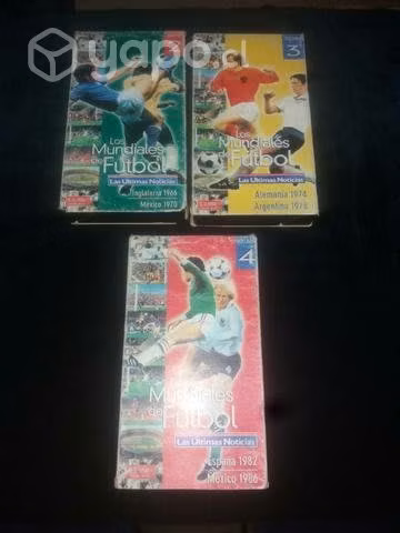 Película Documental Los mundiales de fútbol vhs
